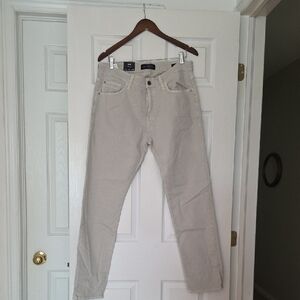 Mavi Slim Straight Jeans in Light Beige